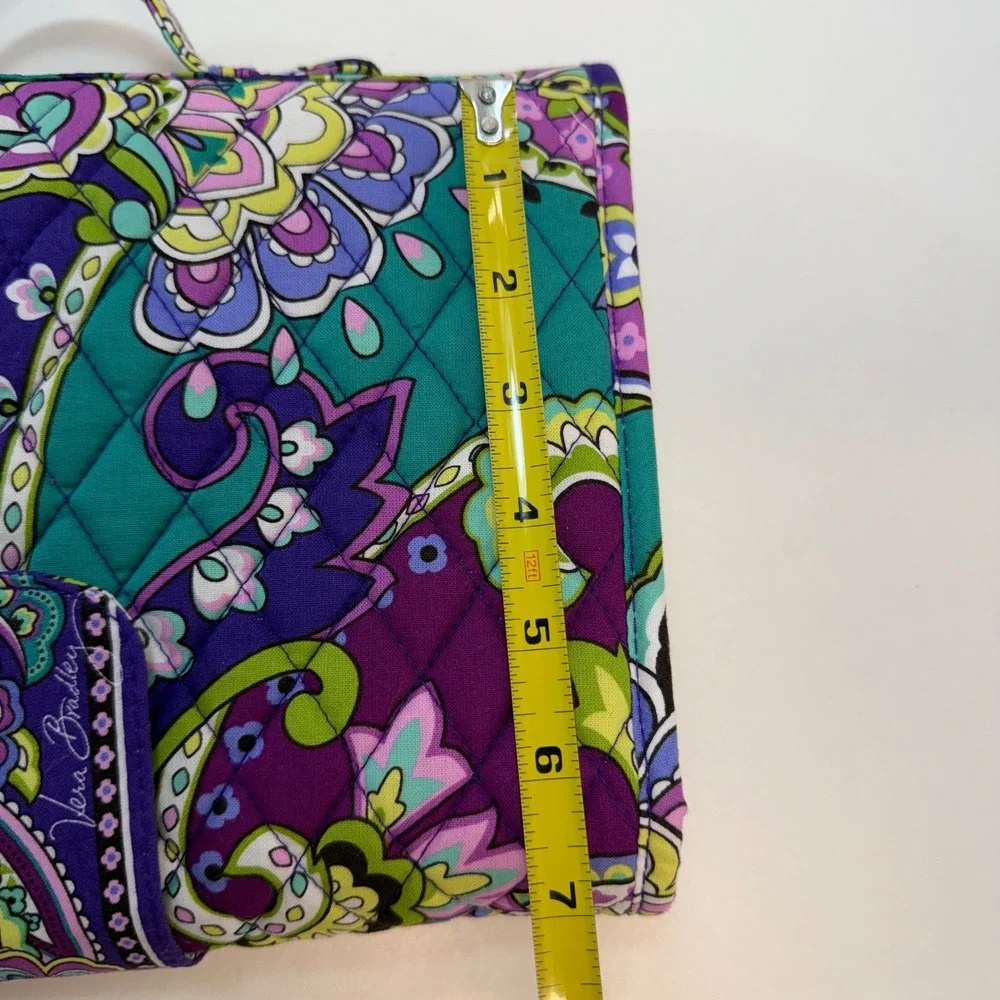 Vera Bradley Changing Pad Baby Heather‎ Purple Teal Paisley Quilted Travel